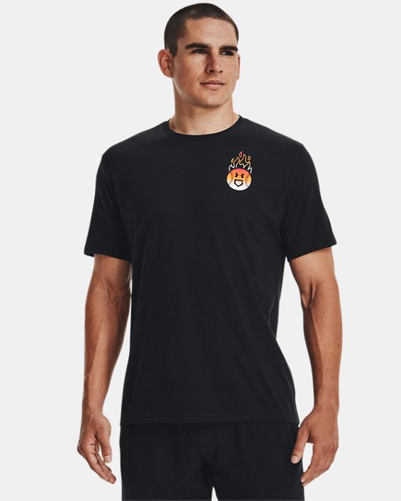 Men's UA High Heat Short Sleeve, Black, pdpMainDesktop image number 0